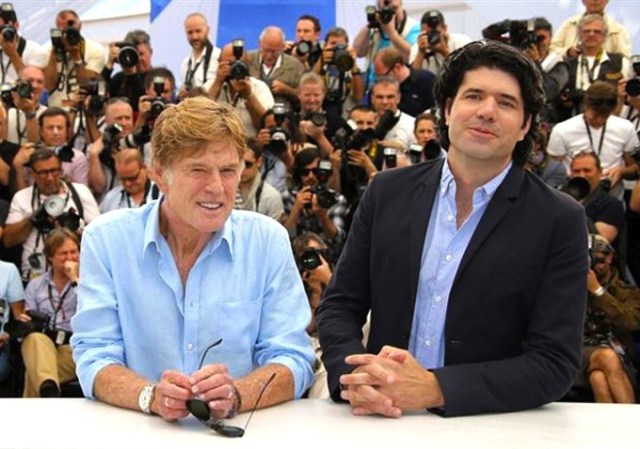 Robert Redford & J.C. Chandor - Cannes 2013