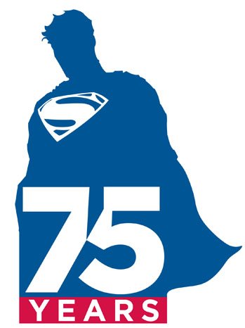 Superman 75 logo