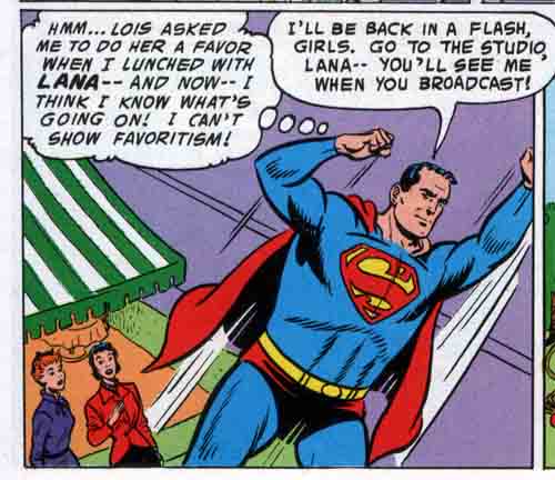 Superman-comic panel