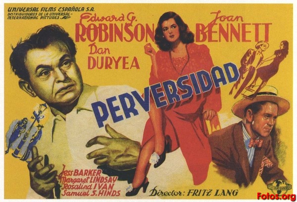 Scarlet Street-Spanish poster