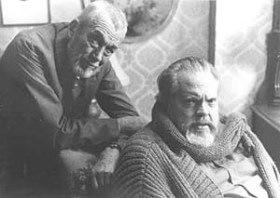 Huston & Orson Welles