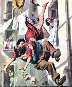 Walter Molino-catching falling woman